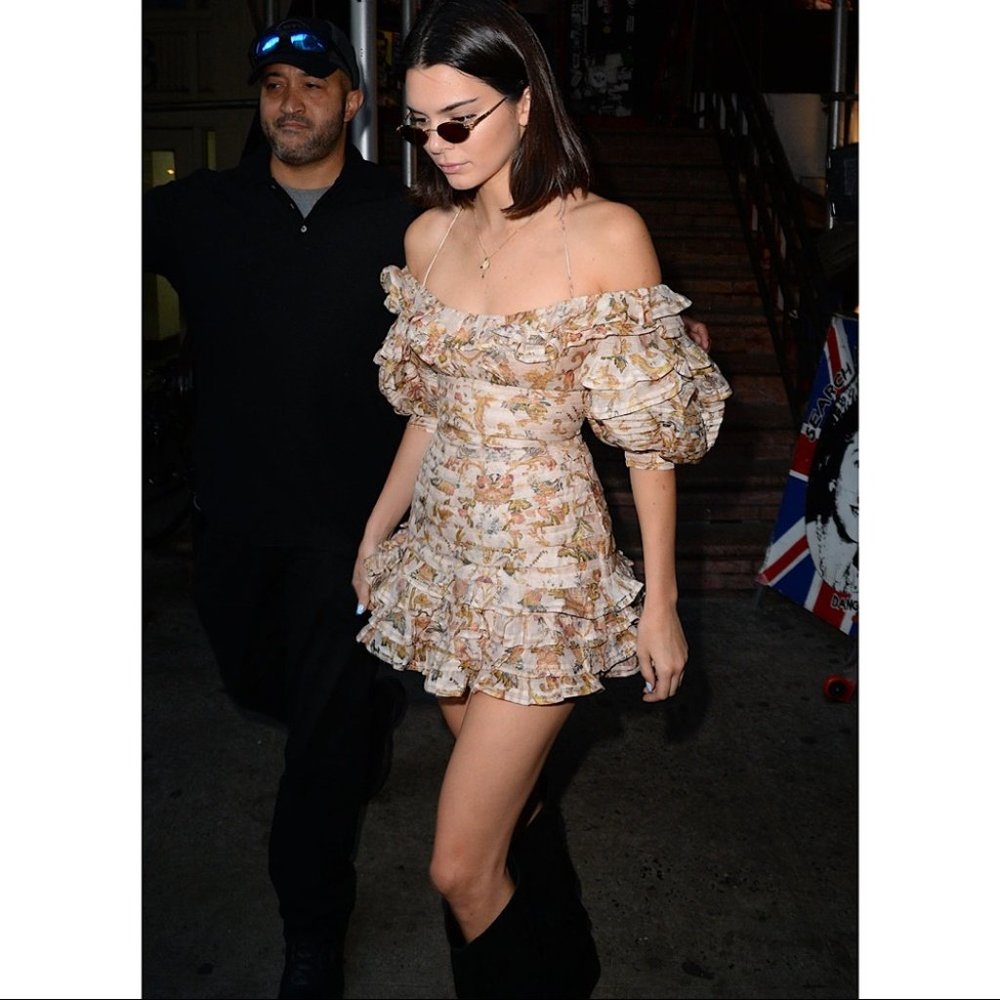 Beulah Dress Summer Mini Floral Ruffle Puff Sleeve Zimmermann Dupe - Picture 2 of 13